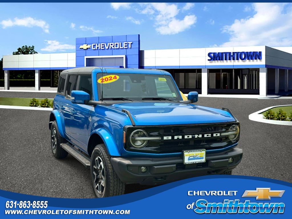 Blue Metallic 2024 Ford Bronco SUV / Crossover Four-Wheel Drive Automatic