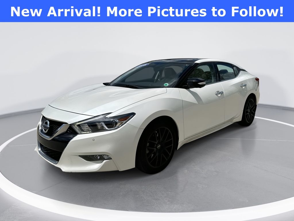 Pearl White 2018 Nissan Maxima Platinum FWD Sedan Front-Wheel Drive Continuously Variable Transmission