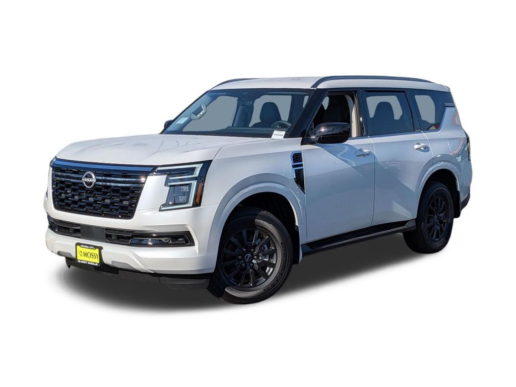 Aspen White Tricoat 2026 Nissan Armada SV RWD SUV / Crossover 4X2 9-Speed Automatic