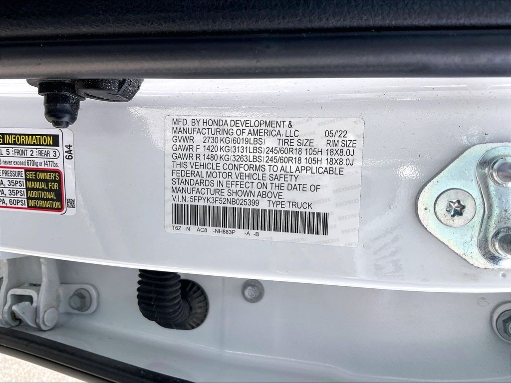 2022 Honda Ridgeline — photo 31