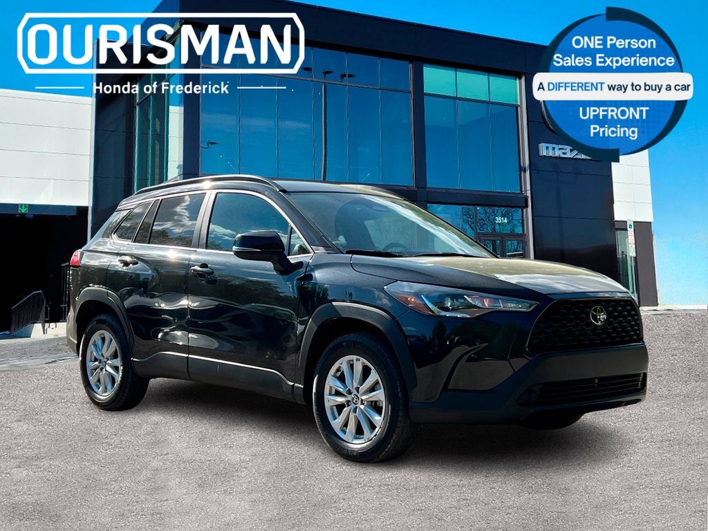 Jet Black 2024 Toyota Corolla Cross LE AWD SUV / Crossover All-Wheel Drive Continuously Variable Transmission