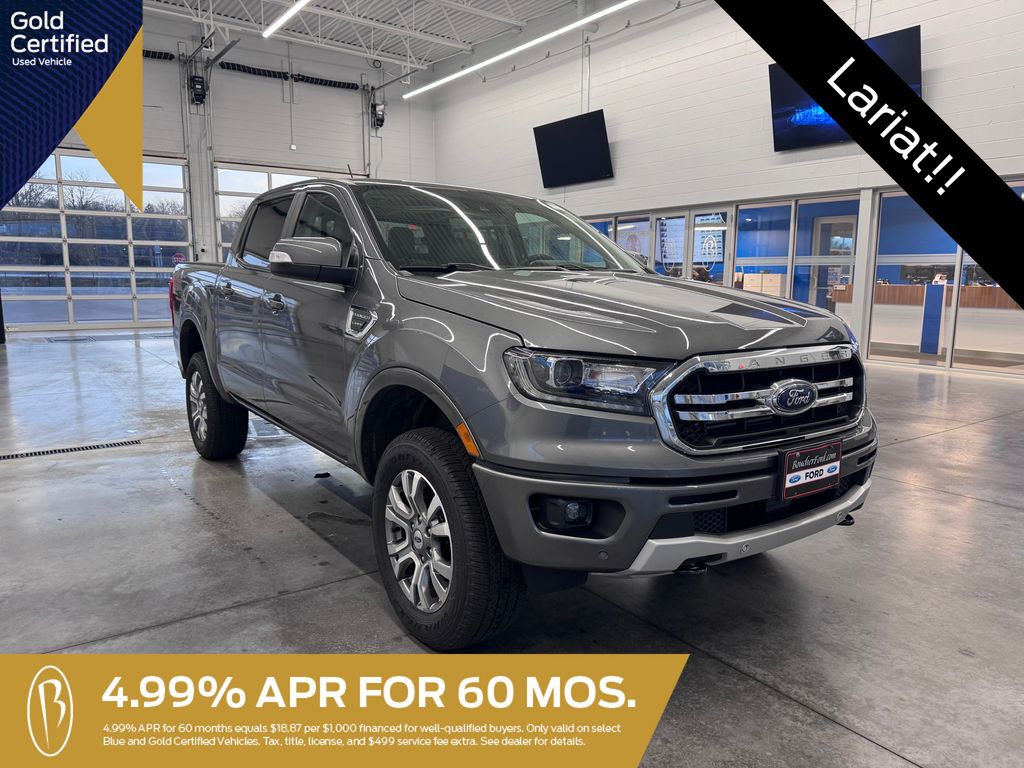Carbonized Gray Metallic 2023 Ford Ranger Pickup Truck Four-Wheel Drive Automatic