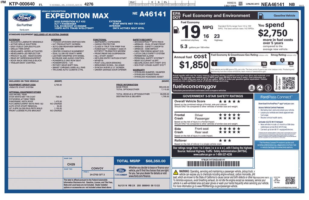 Certified Used 2022 White Ford XLT image 7