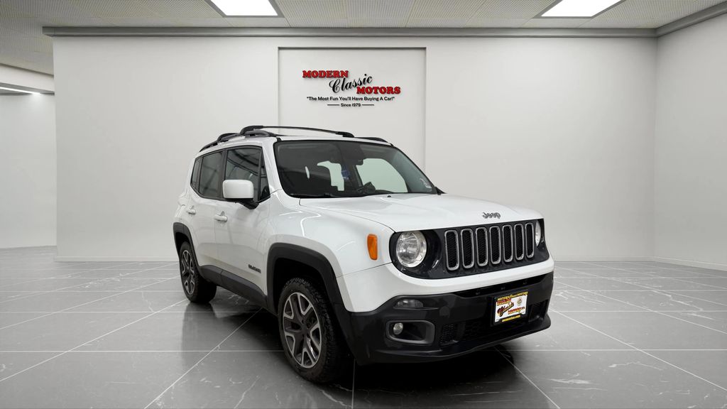 Alpine White 2015 Jeep Renegade SUV / Crossover Four-Wheel Drive 9-Speed Automatic