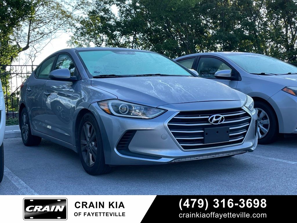 Gray Metallic 2017 Hyundai Elantra Sedan Front-Wheel Drive 6-Speed Automatic