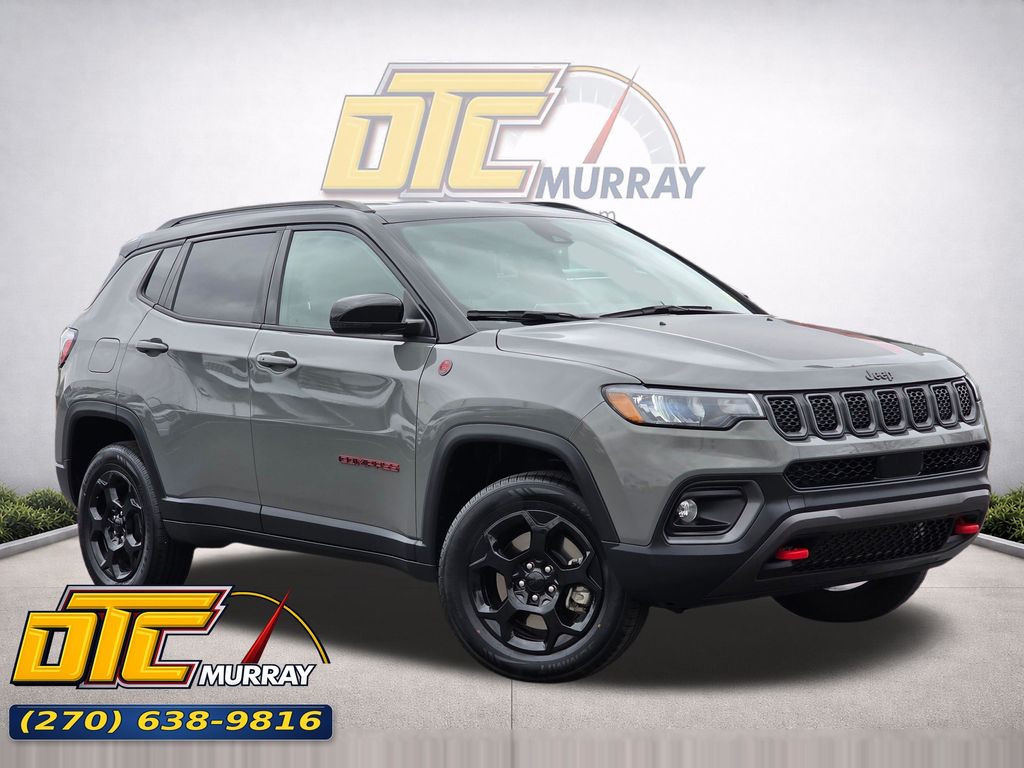 Sting-Gray Clearcoat 2023 Jeep Compass Trailhawk 4WD SUV / Crossover Four-Wheel Drive 8-Speed Automatic