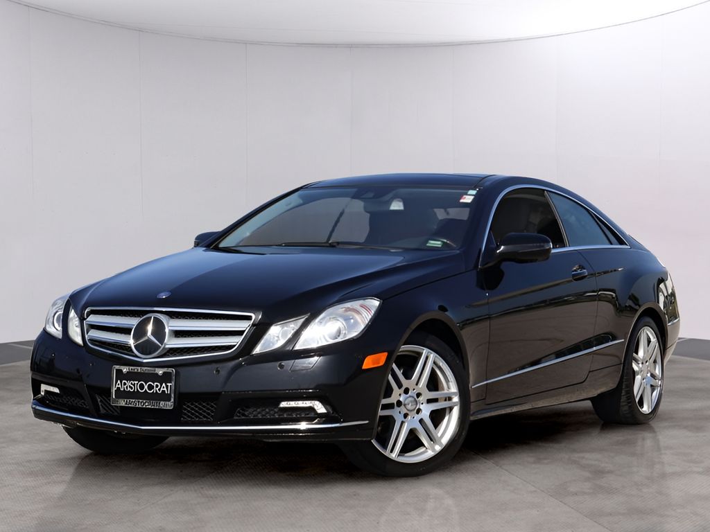 Black 2010 Mercedes-Benz E-Class Coupe Rear-Wheel Drive 7-Speed Automatic
