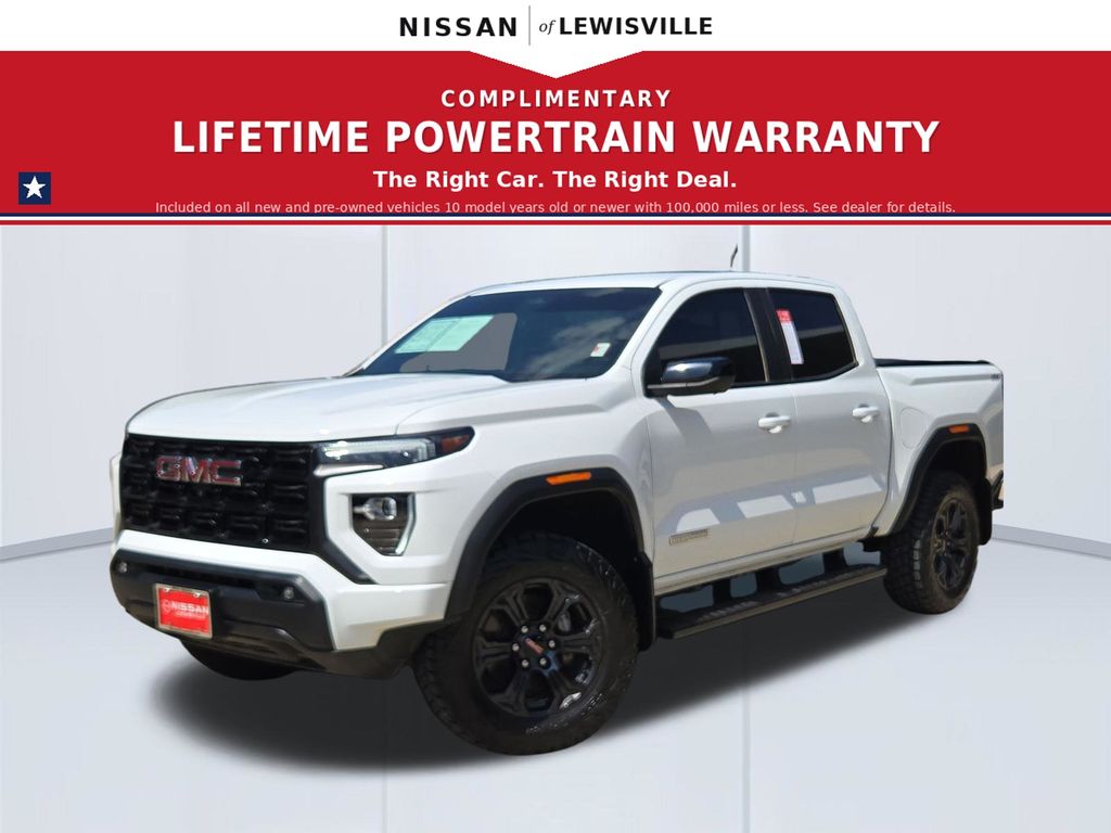 Summit White 2025 GMC Canyon Pickup Truck Four-Wheel Drive 8-Speed Automatic