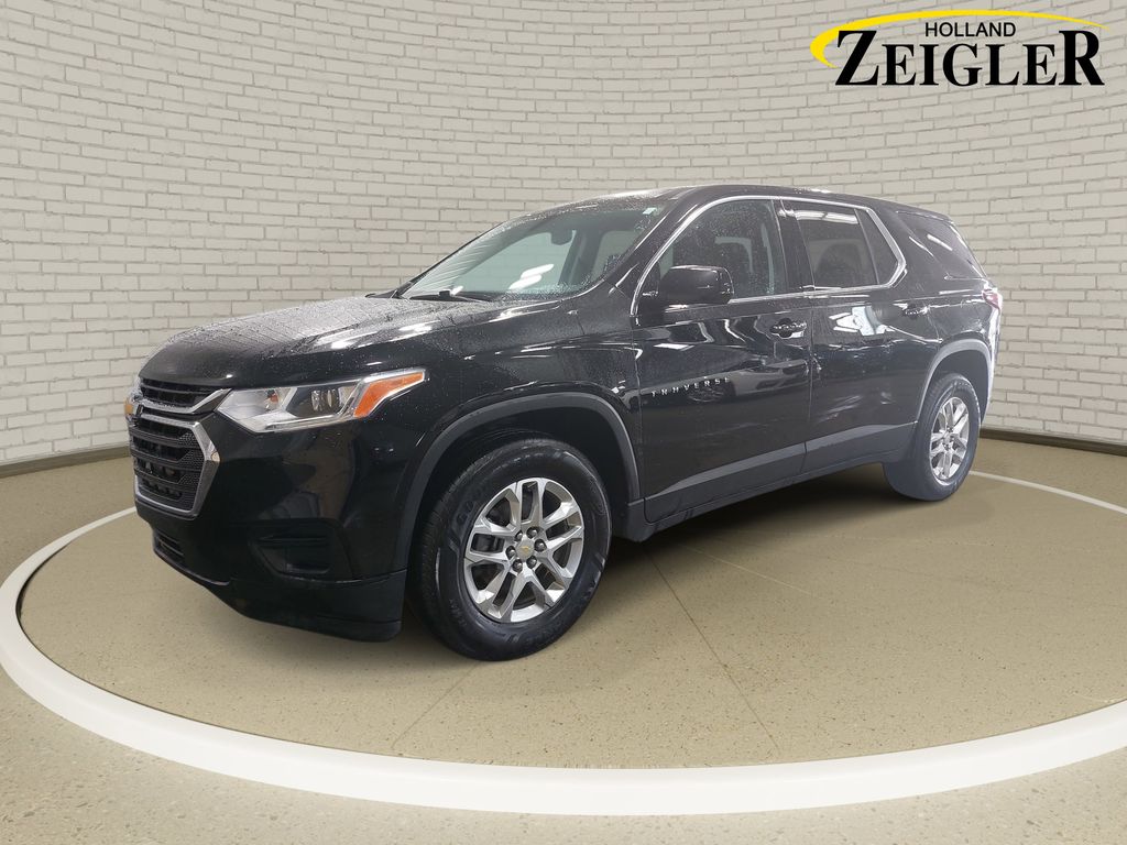 Mosaic Black Metallic 2020 Chevrolet Traverse LS AWD SUV / Crossover Four-Wheel Drive 9-Speed Automatic