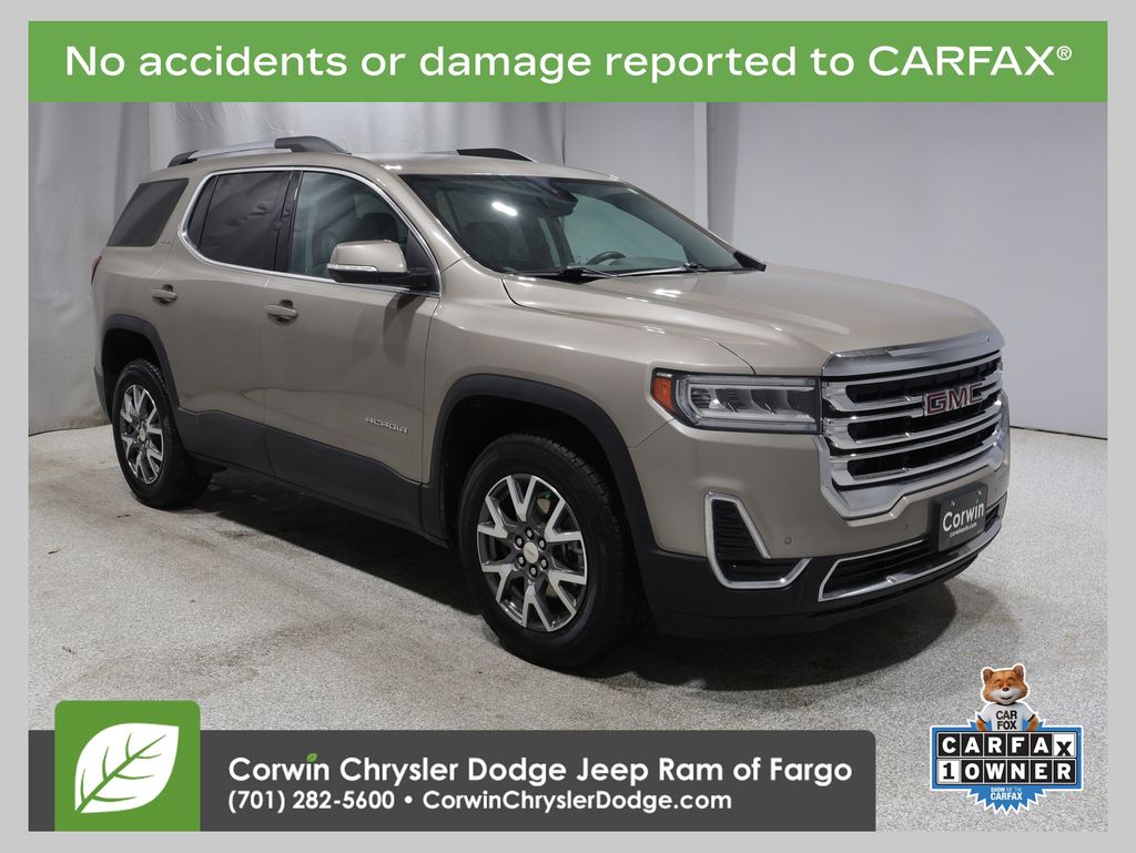 Light Stone Metallic 2023 GMC Acadia SUV / Crossover Four-Wheel Drive 9-Speed Automatic