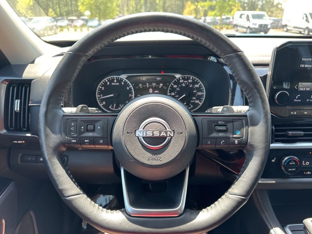 2022 Obsidian Green Pearl/Super Black Nissan Pathfinder SL 4X4 SUV