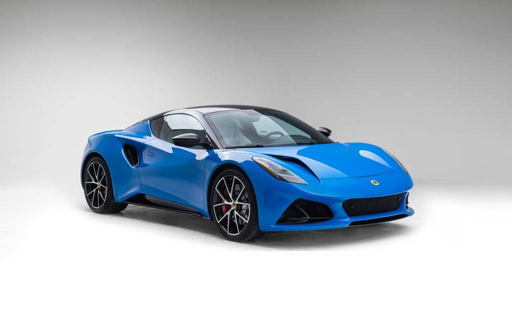 Seneca Blue 2025 Lotus Emira V6 Base RWD Coupe Rear-Wheel Drive 6-Speed Manual