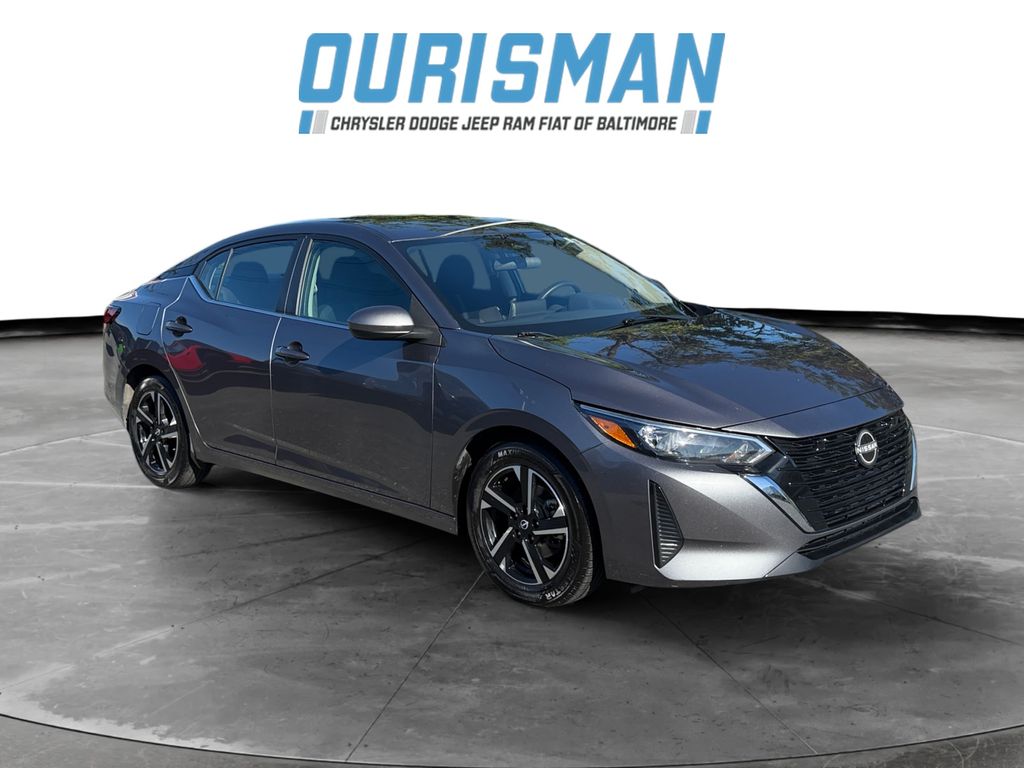 Gray (Gun Metallic) 2024 Nissan Sentra Sedan Front-Wheel Drive Continuously Variable Transmission