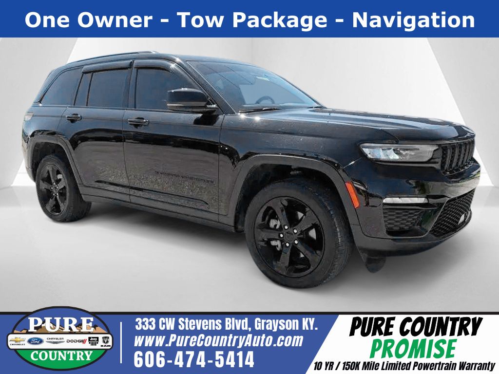 Diamond Black Crystal Pearlcoat 2024 Jeep Grand Cherokee Limited 4WD SUV / Crossover Four-Wheel Drive 8-Speed Automatic