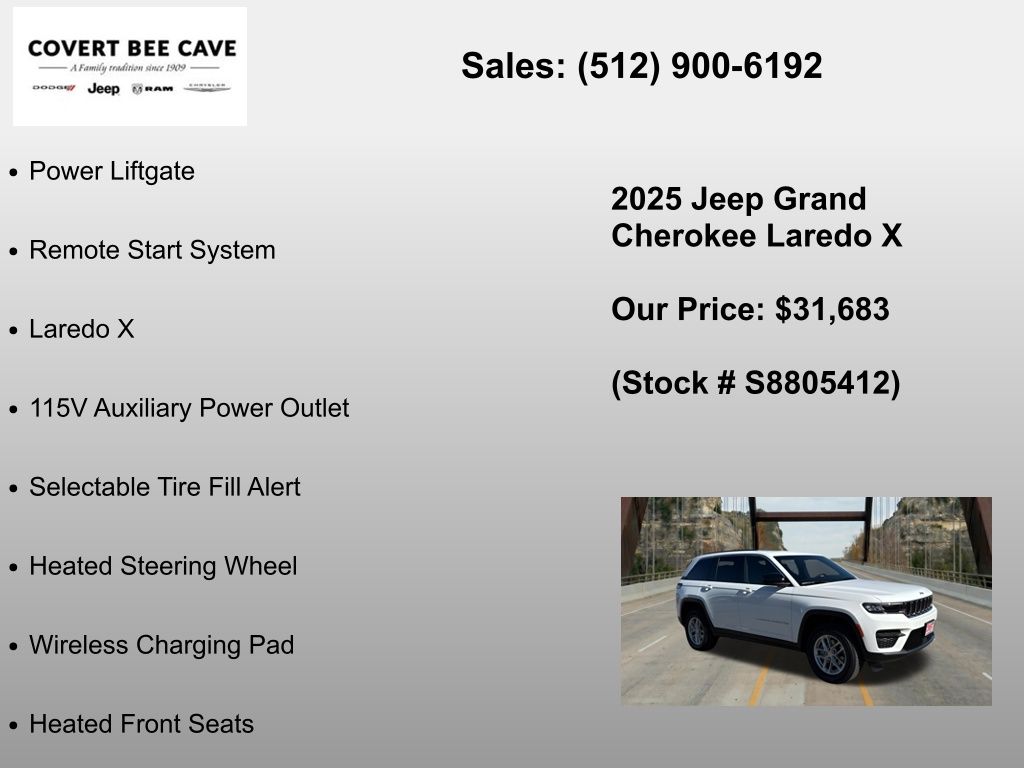 New Car 2025 Jeep Grand Cherokee  For Sale Under $35,000 In Austin, Texas