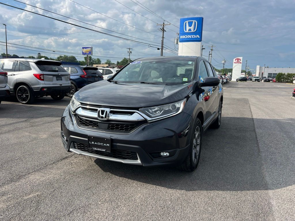 Gray (Gunmetal Metallic) 2019 Honda CR-V SUV / Crossover All-Wheel Drive Continuously Variable Transmission