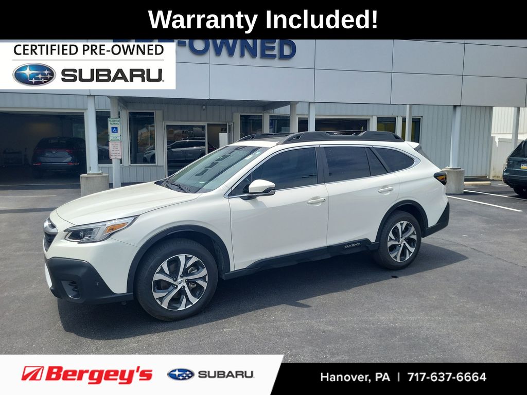Crystal White Pearl 2022 Subaru Outback SUV / Crossover All-Wheel Drive Continuously Variable Transmission