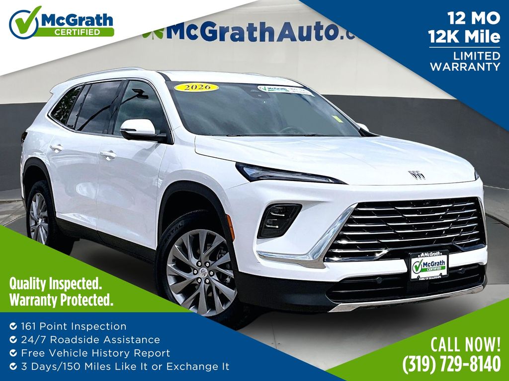 Summit White 2026 Buick Enclave SUV / Crossover Four-Wheel Drive 8-Speed Automatic