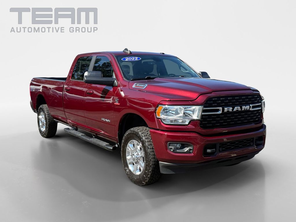 Delmonico Red Pearlcoat 2022 RAM 3500 Big Horn Crew Cab LB 4WD Pickup Truck Four-Wheel Drive Automatic