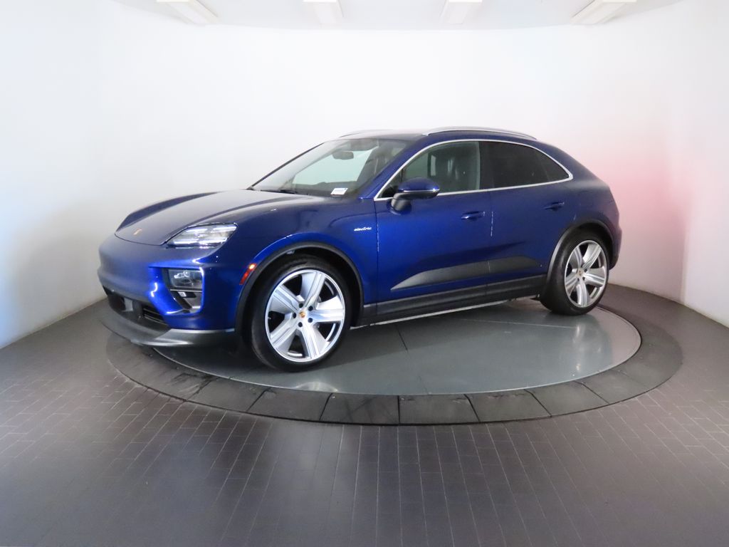 Gentian Blue Metallic 2024 Porsche Macan Electric SUV / Crossover All-Wheel Drive Automatic