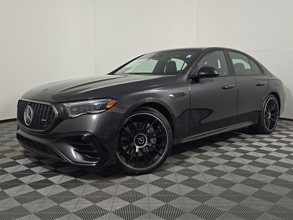Gray (Graphite Grey Metallic) 2026 Mercedes-Benz E-Class Sedan All-Wheel Drive 9-Speed Automatic