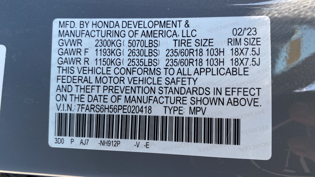 Certified Used 2023 Gray Honda Sport image 27