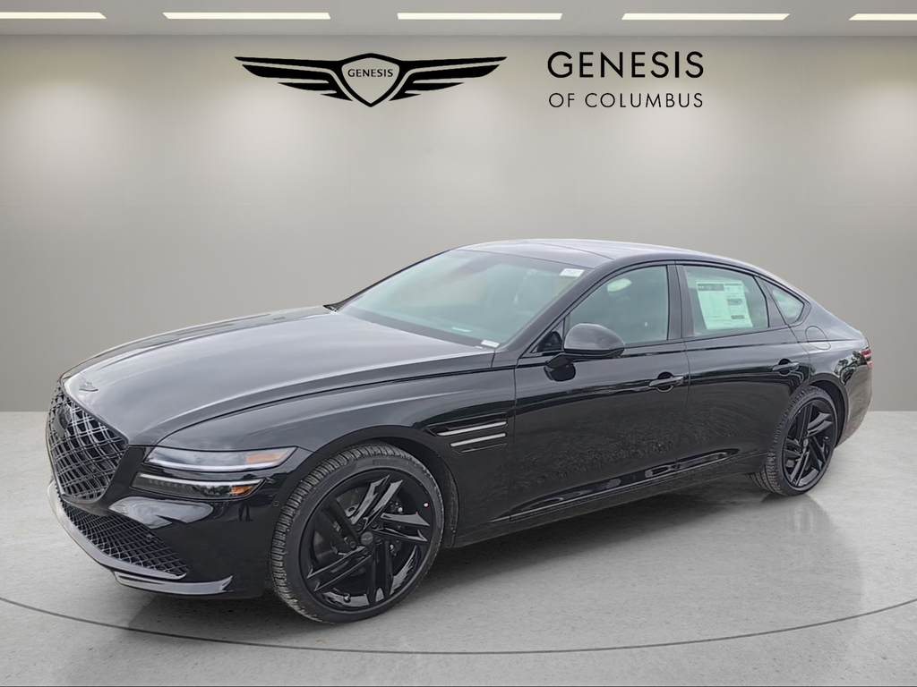 Vik Black 2026 Genesis G80 Sedan All-Wheel Drive 8-Speed Automatic
