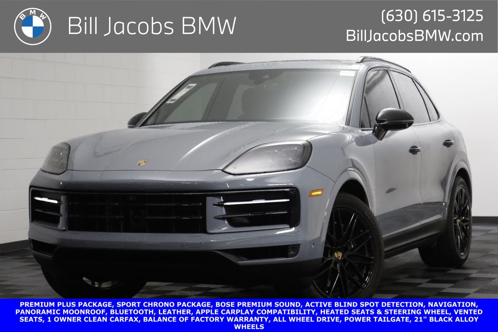 Gray (Quartzite Grey Metallic) 2024 Porsche Cayenne AWD SUV / Crossover All-Wheel Drive Automatic