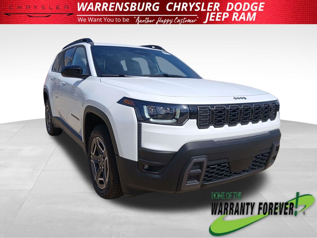 Bright White Clearcoat 2026 Jeep Cherokee SUV / Crossover Four-Wheel Drive Continuously Variable Transmission