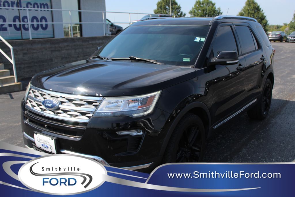 Agate Black Metallic 2019 Ford Explorer SUV / Crossover Front-Wheel Drive 6-Speed Automatic