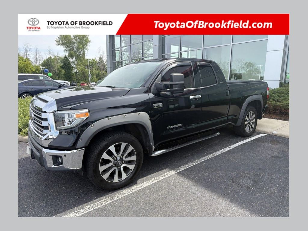 Midnight Black Metallic 2019 Toyota Tundra Pickup Truck Four-Wheel Drive 6-Speed Automatic
