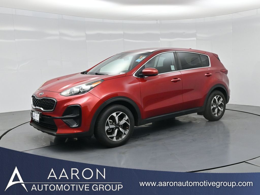 Hyper Red 2021 Kia Sportage SUV / Crossover Front-Wheel Drive 6-Speed Automatic Overdrive