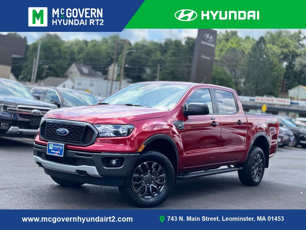 Red Metallic 2020 Ford Ranger Pickup Truck Four-Wheel Drive Automatic