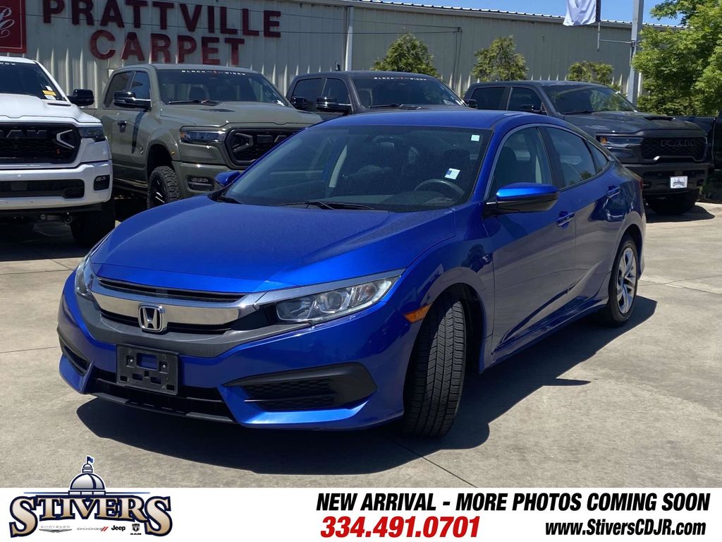 2017 Aegean Blue Metallic Honda Civic LX FWD Sedan