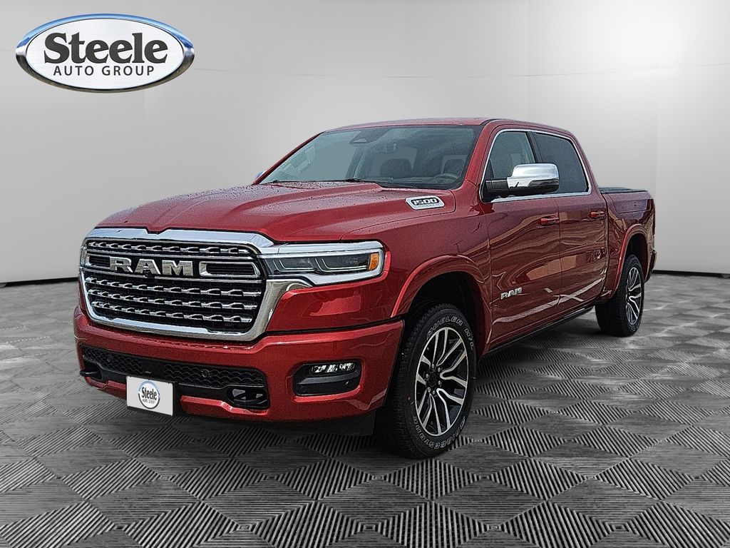 Molten Red Pearlcoat 2026 RAM 1500 Pickup Truck Four-Wheel Drive 8-Speed Automatic
