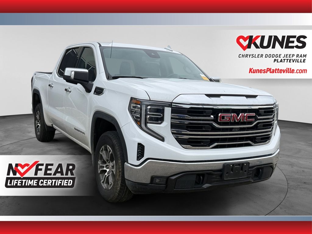 Summit White 2025 GMC Sierra 1500 Pickup Truck Four-Wheel Drive Automatic