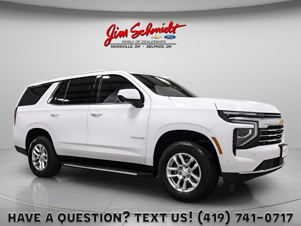 Summit White 2025 Chevrolet Tahoe LT 4WD SUV / Crossover Four-Wheel Drive