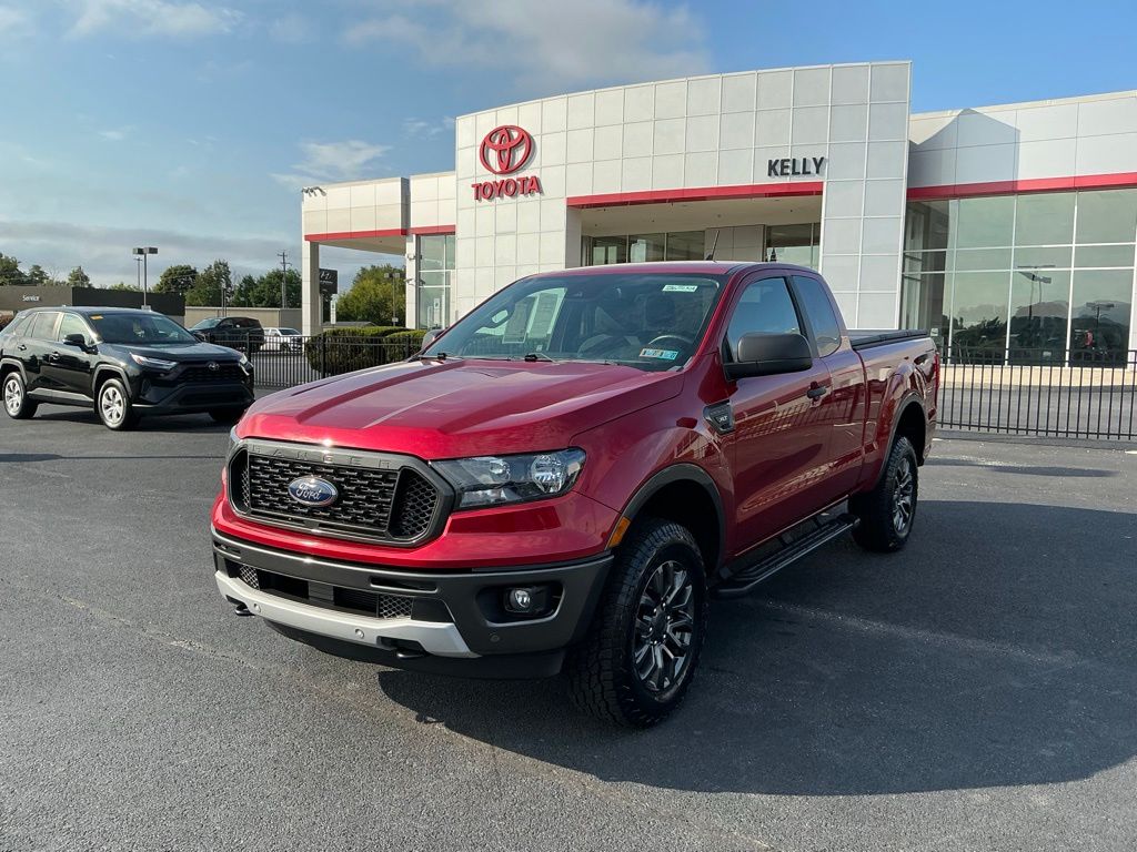 Red Metallic 2020 Ford Ranger Pickup Truck Four-Wheel Drive Automatic