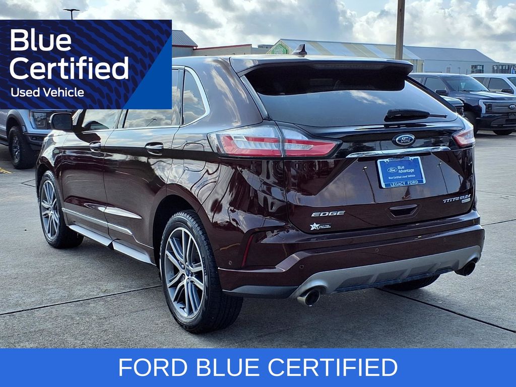 2019 Ford Edge Titanium Red at Bravo Nissan