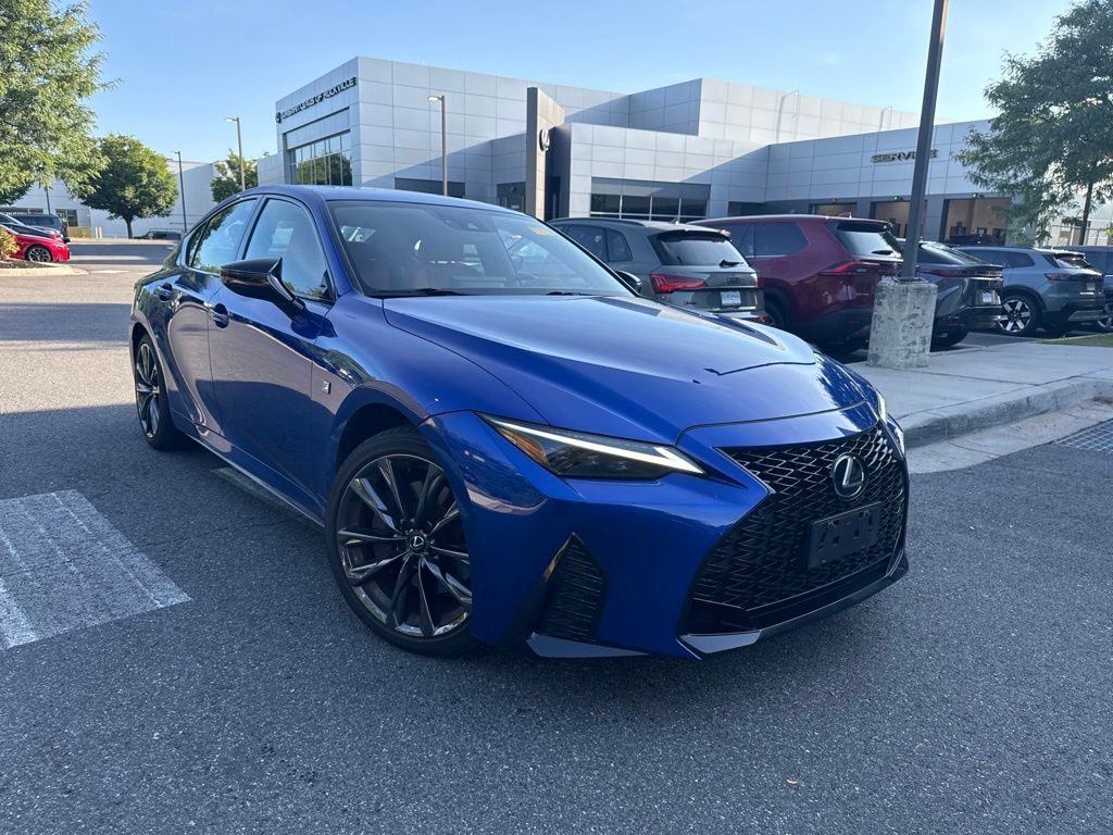 Ultrasonic Blue 2.0 2025 Lexus IS Sedan 6-Speed Automatic