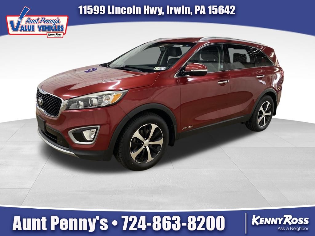 Remington Red 2016 Kia Sorento EX V6 AWD SUV / Crossover All-Wheel Drive 6-Speed Automatic
