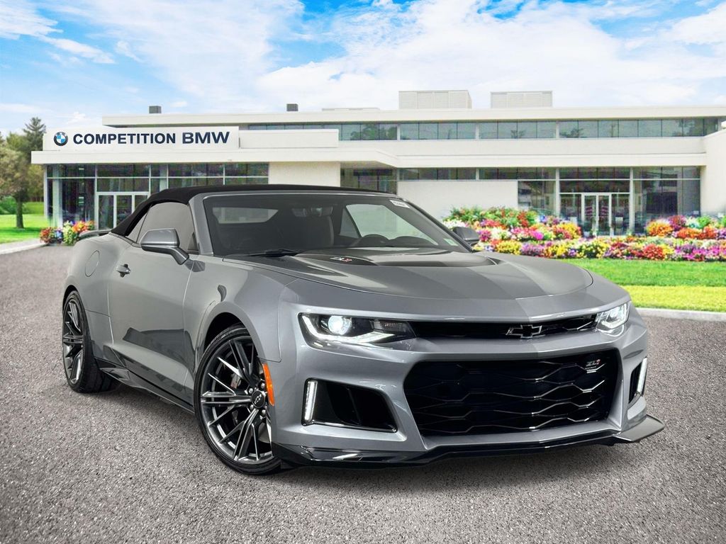 Sharkskin Metallic 2023 Chevrolet Camaro Convertible Rear-Wheel Drive Automatic