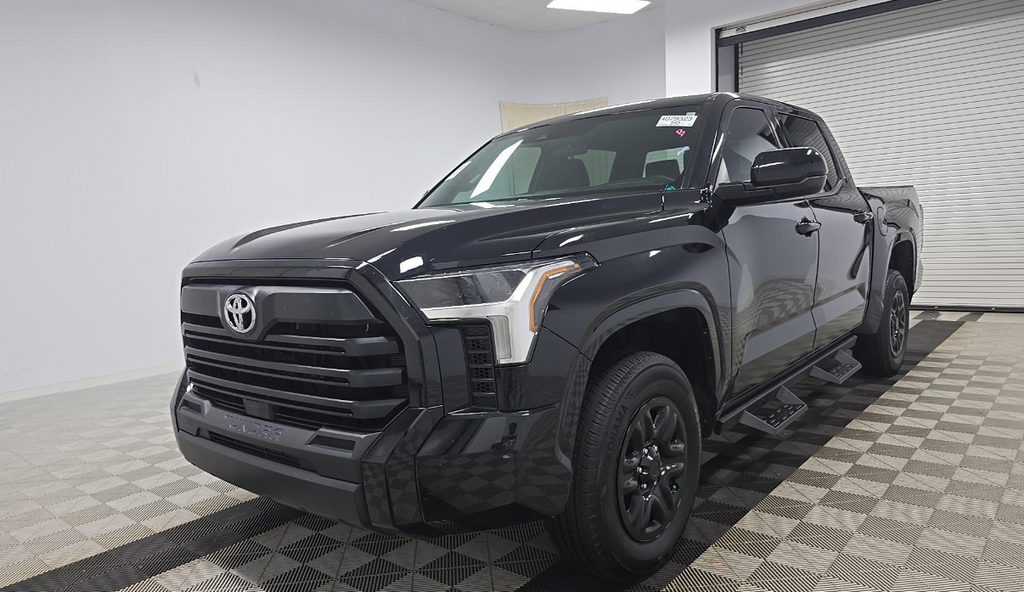 Midnight Black Metallic 2025 Toyota Tundra Pickup Truck Four-Wheel Drive Automatic