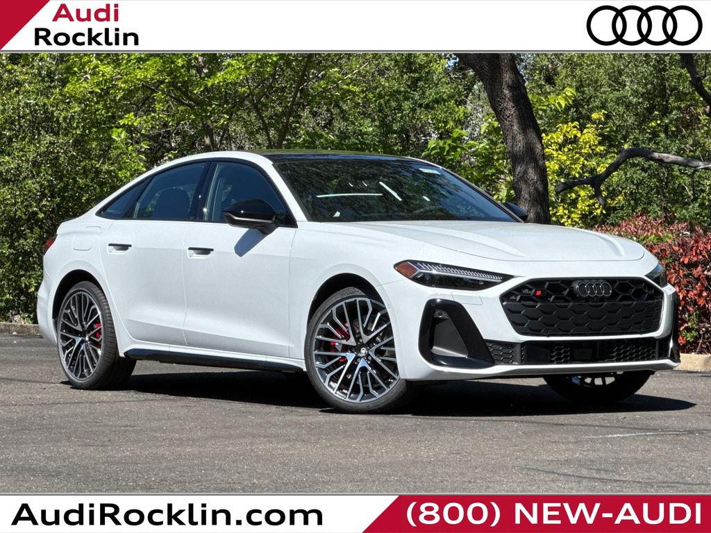 White 2026 Audi S5 quattro Premium Plus TFSI Sedan All-Wheel Drive 7-Speed Automatic