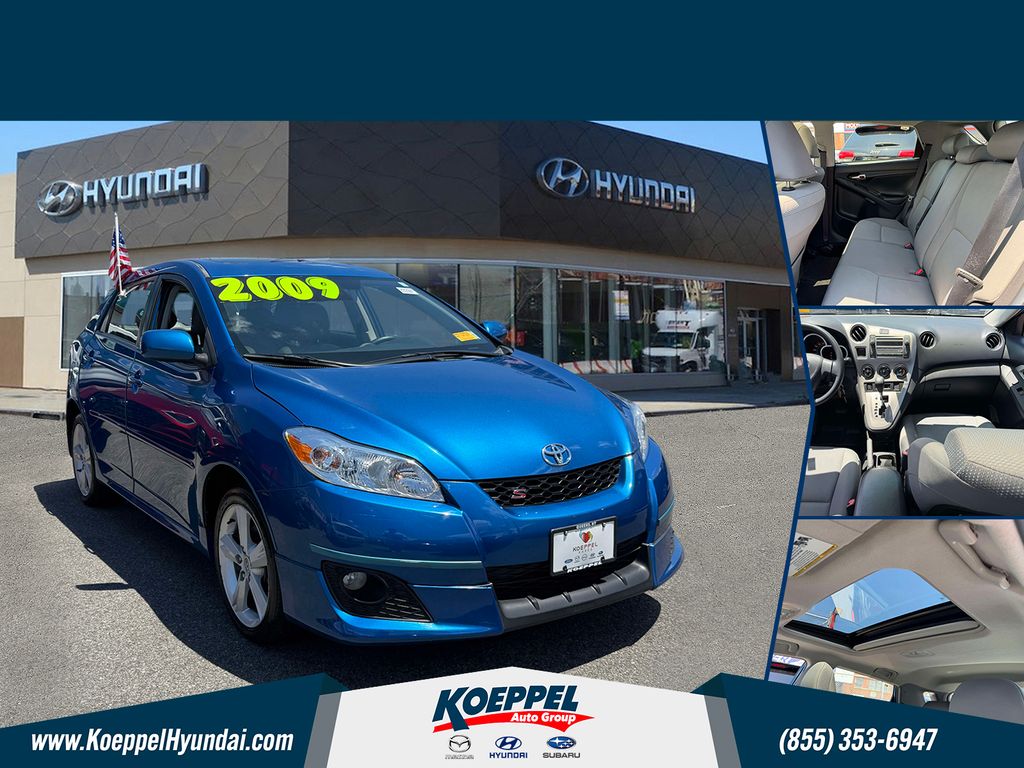 Blue 2009 Toyota Matrix Hatchback All-Wheel Drive 4-Speed Automatic