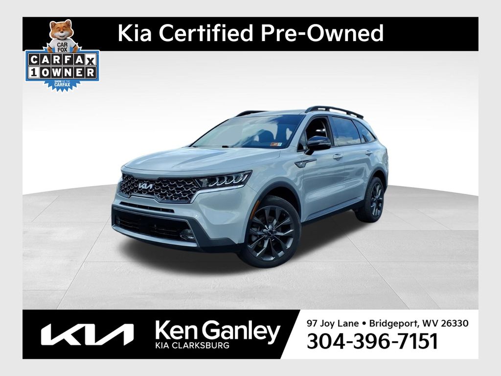 Wolf Gray 2022 Kia Sorento X-Line EX AWD SUV / Crossover All-Wheel Drive 8-Speed Dual Clutch