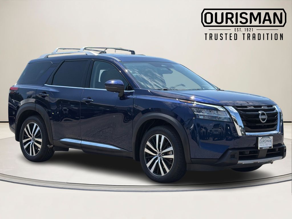 Deep Ocean Blue 2024 Nissan Pathfinder SUV / Crossover All-Wheel Drive 9-Speed Automatic