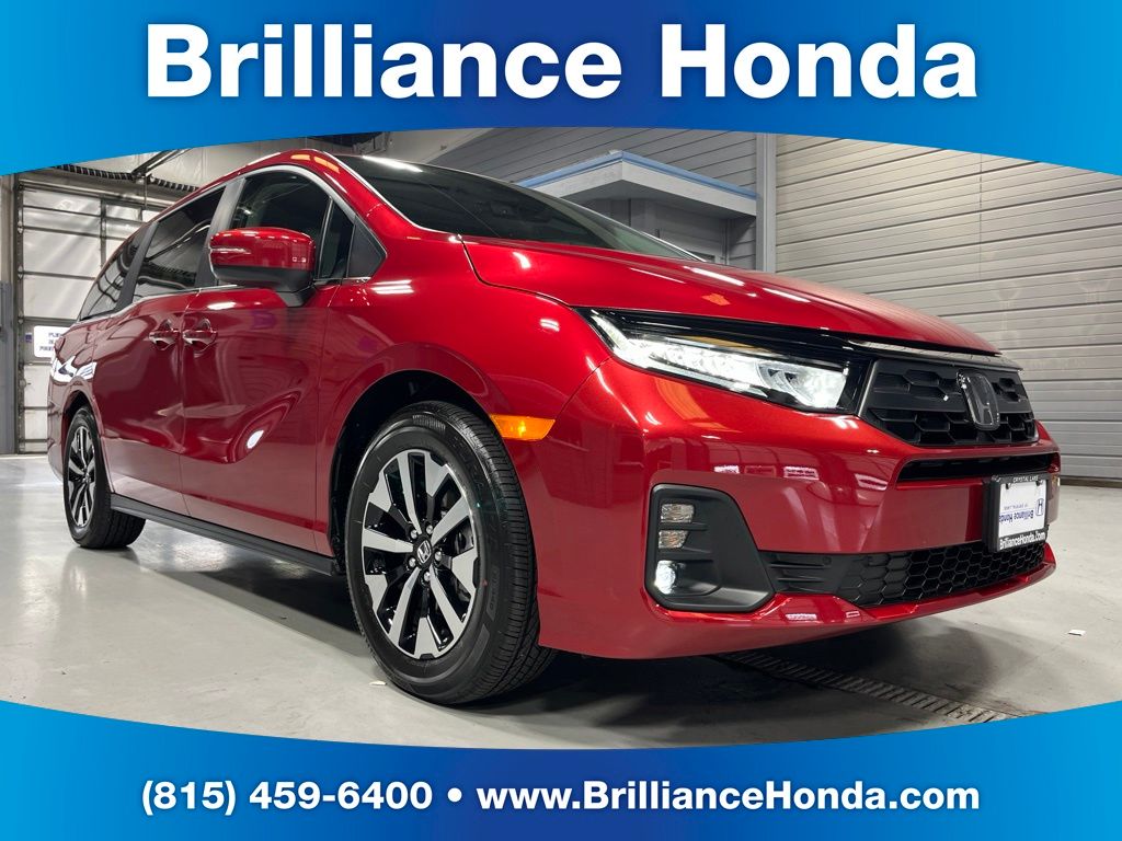 Red 2026 Honda Odyssey Minivan Front-Wheel Drive Automatic