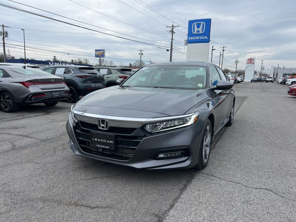 Gray (Modern Steel Metallic) 2020 Honda Accord 1.5T EX FWD Sedan Front-Wheel Drive Continuously Variable Transmission