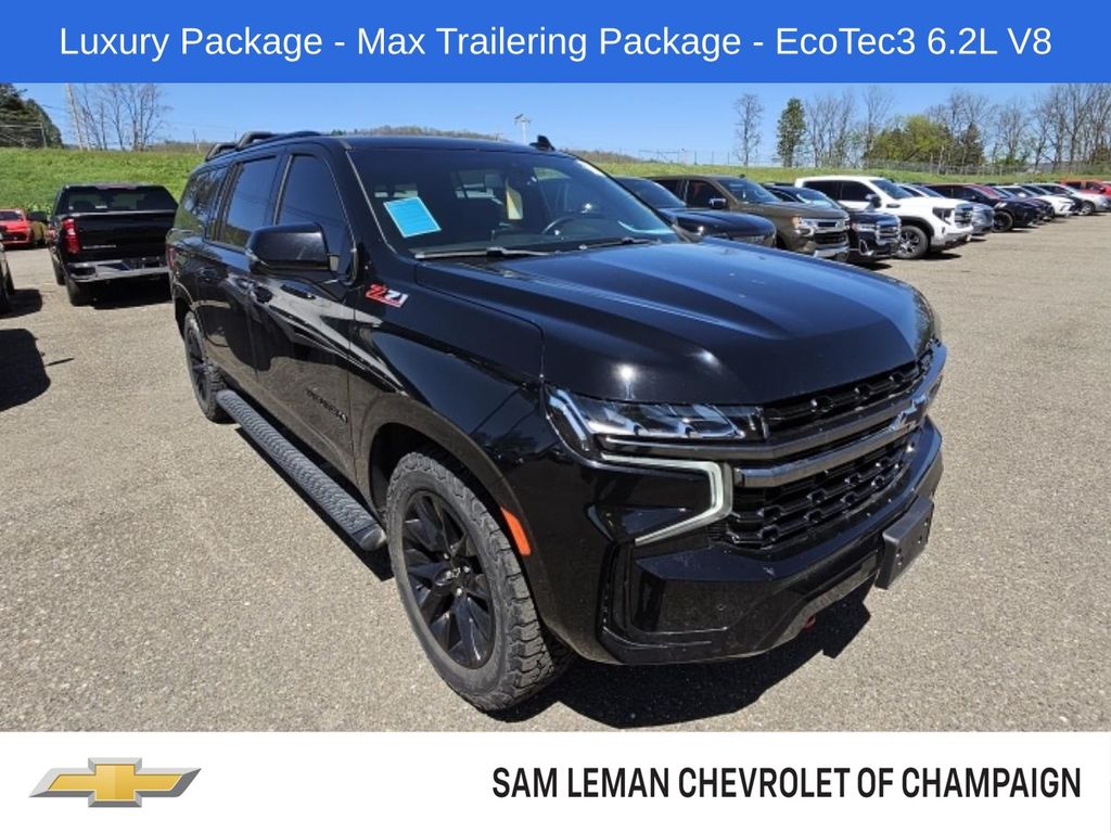 Black 2022 Chevrolet Suburban SUV / Crossover Four-Wheel Drive 